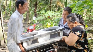 Ăn Mừng Lò Mới Cùng Gia Đình Với Hai Con Gà Hấp Tiêu Xanh| TKQ & Family T811