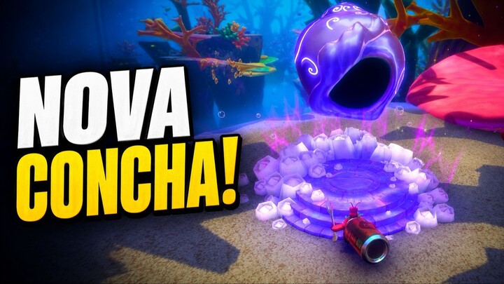 ENCONTREI UMA NOVA CONCHA PARA O KRIL! | ANOTHER CRAB'S TREASURE