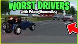 we became Greenville's WORST Drivers.. (ft. PdawgHomeslice) - Roblox Greenville