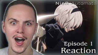 SHE'S TOO COOL!! | NieR:Automata Ver1.1a Episode 1 Reaction