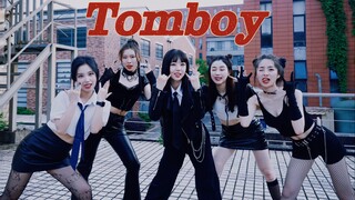 【浙大CC98舞团】超还原(G)I-DLE 《TOMBOY》翻跳|封校女（本科/硕士/博士）生的天台打歌舞台