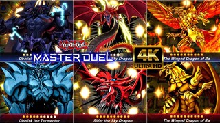 [4K Ultra HD] ALL EGYPTIAN GODS ANIMATIONS + FINAL ATTACKS [Yu-Gi-Oh! Master Duel]