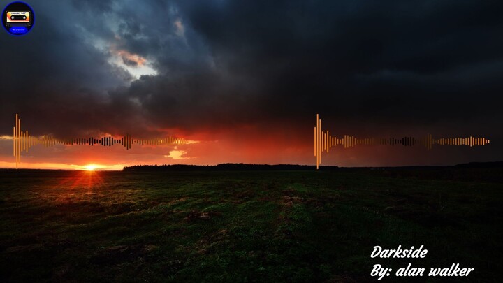 darkside alan walker [ with sound  wave ]