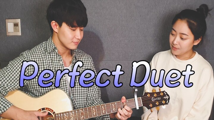 Cover|Chị gái và em trai cover "Perfect Duet"