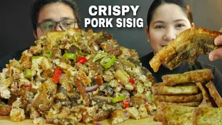 CRISPY PORK & TOFU SISIG | COOKING + EATING | SHOUTOUT | MUKBANG PHILIPPINES
