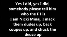 Nicki Minaj (Super Bass) Lyrics