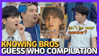 [Knowing bros] A series of apologies! Guess Who compilation #superjunior