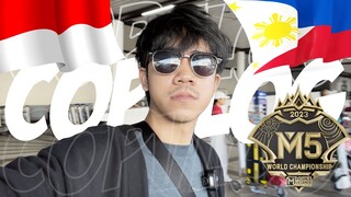 PERDANA MARKOCOP NAIK PESAWAT KE PHILIPPINES UNTUK DUKUNG TEAM INDONESIA DI M5