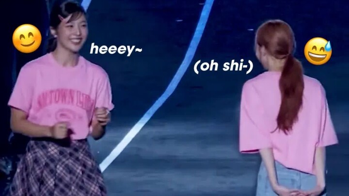 Winter is a bit awkward around Red Velvet