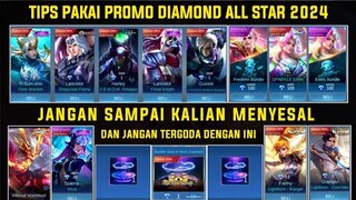 EVENT ALL START PROMO DIAMOND MOBILE LEGENDS 2024| REKOMENDASI SKIN YANG WAJIB DIBELI PAKE 1 DIAMOND