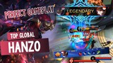 Hanzo Perfect Gameplay! The Real Undead King! Top Global Hanzo - Mobile Legends