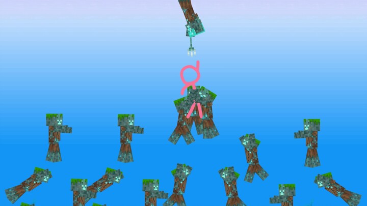 Homemade "Stickman and Minecraft"-Ⅱ