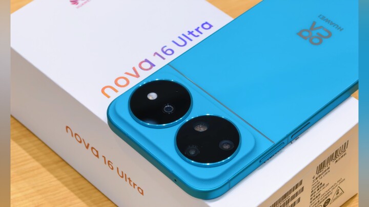 หัวเว่ย nova 16 Ultra เปิดกล่องสีน้ำเงิน! ตัวเครื่องจริงยังคงสวยเหมือนเดิม!
