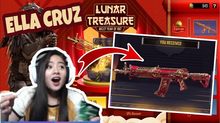 ELLA CRUZ SPEND 3000+ CP TO GET NEW AK117 SKIN IN LUNAR TREASURE FESTIVAL DRAW | COD MOBILE