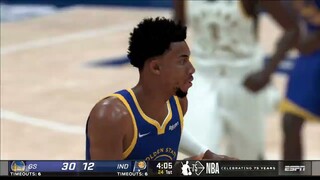 NBA2K22 FULL GAME HIGHLIGHTS WARRIORS VS PACERS I NBA Regular Season I January 20, 2022