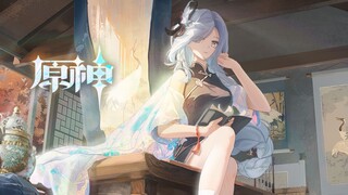 【原神】申鹤新皮肤！超美幻彩原创衣裙-「云起鹤归」