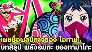 วันพีช - บทสรุปชนิด พลังอมตะ ของทามาโกะ & เปิดเผยชื่อผลปีศาจของ โอทามะ [KOMNA CHANNEL]