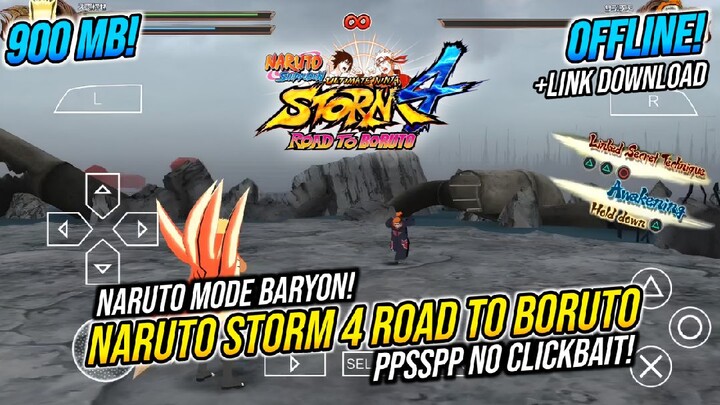 NARUTO ULTIMATE NINJA STORM 4 ROAD TO BORUTO PPSSPP ANDROID | FULL 3D CHARACTER | SUPPORT HP KENTANG