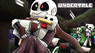 [Undertale cartoon dubbing / Chinese subtitles] Inksans in Minecraft