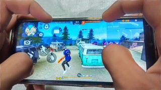 Realme narzo 20 pro free fire gameplay test 4 finger claw handcam m1887 onetap headshot 90HZ display