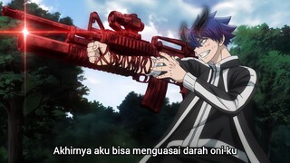 Tougen Anki Episode 3 Alur Cerita - Shiki Akhirnya Bisa Menguasai Darah Oni