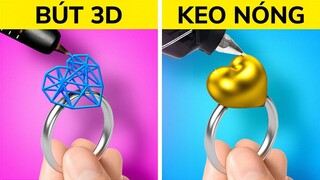 BÚT 3D VS KEO NÓNG! ĐỒ THỦ CÔNG TUYỆT VỜI CHO MỌI TÌNH HUỐNG