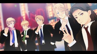 【APH/MMD】 ร้องเพลง【ห้าแกนสาม】