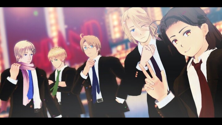 【APH/MMD】 Sing【Link five axes three】