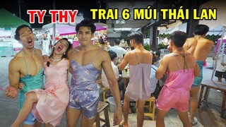 Ty Thy quẩy banh nóc cùng Trai đẹp 6 múi Thái Lan - Ty Thy Vlog Gỏi đu đủ