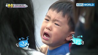 Daddy Yong's shocking ghost costume makes Seungjae cry[The Return of Superman/2017.11.19]