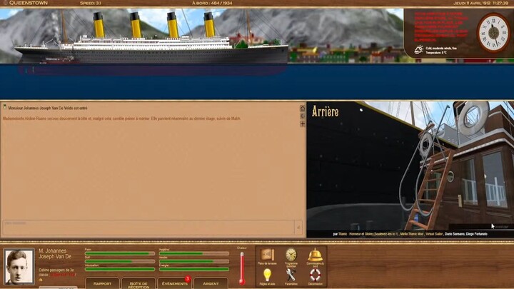 🔴 Titanic Voyage RPG 2026 ( Episode 07 ) - La Ville de Queenstown