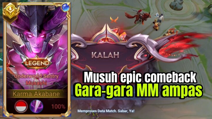 Musuh epic COMEBACK gara-gara mm ampas