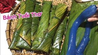 BÁNH CÚNG- Bánh tuổi thơ ngày xưa của miền quê làm từ bột gạo và nước cốt dừa rất ngon- ALO TRÀ VINH