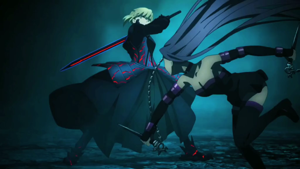 EPIC BATTLE ) Fate Stay Night : Heaven's Feel 3 - Saber vs Rider