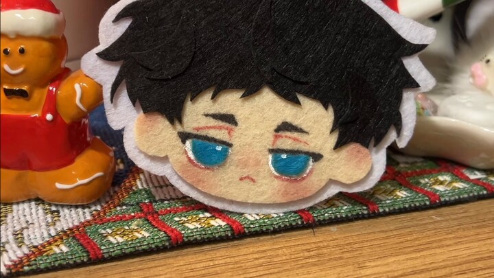 Haikyuu! Grinding Palace Twins kgym Rabbit Akado Character Non-woven Fabric Drawings and Object Shar
