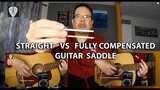 Guitar Saddle: Compensated vs Straight Comparison in Intonation | Edwin-E