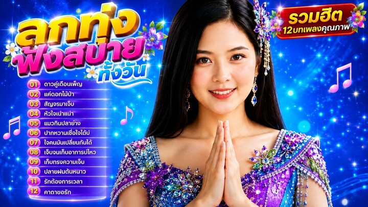 ลูกทุ่งฟังสบายทั้งวัน ลูกทุ่งเพราะๆ ลูกทุ่งใหม่ล่าสุด ชุดพิเศษ(รวมฮิต 12บทเพลงคุณภาพ) โดย ฟุ้ง บ้านป