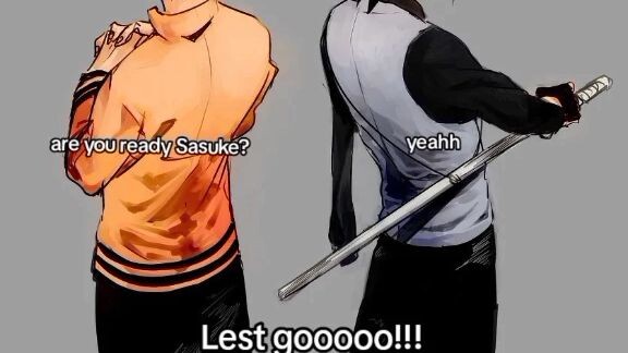 Naruto and Sasuke sing together