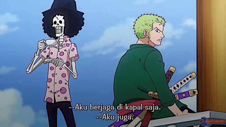 zoro tidak mudah percaya selain sama kaptennya 😎