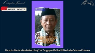 Respon Mahfud MD terkait Koruptor diminta untuk pulangkan uang