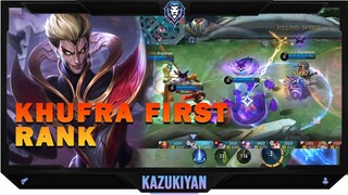 My First Try of Khufra in Rank Game Harley Galit na Galit