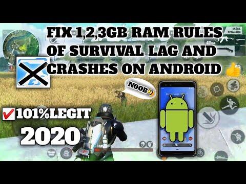 Easy Fix Lag And Crashes Rules Of Survival On Android Low Ram No Problem 2020 101% Legit /Part 2/