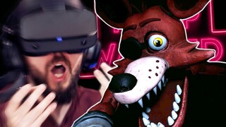 Getting VERY Scared In Five Nights At Freddy's VR (FNAF VR) - Part 1