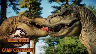 Mother and Daughter T-Rex 🦖 CAMP CRETACEOUS in Jurassic World Evolution 2 [4K]