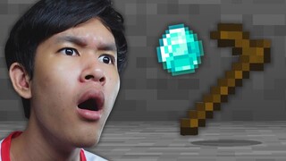 ถ้าจอบไม้ใน Minecraft ใช้หาแร่ได้