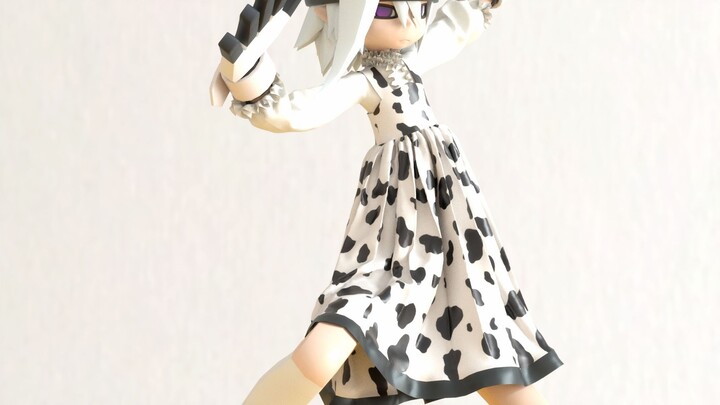 [Bump World 3D/Fabric Solution] อย่าถาม การถามคือความสมัครใจ!ヽ(•ω•ゞ) Grey Cow Dress 2 - รุ่นพี่