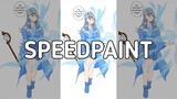 【Speedpaint】 Kobo Kanaeru - Witch with water specialis power