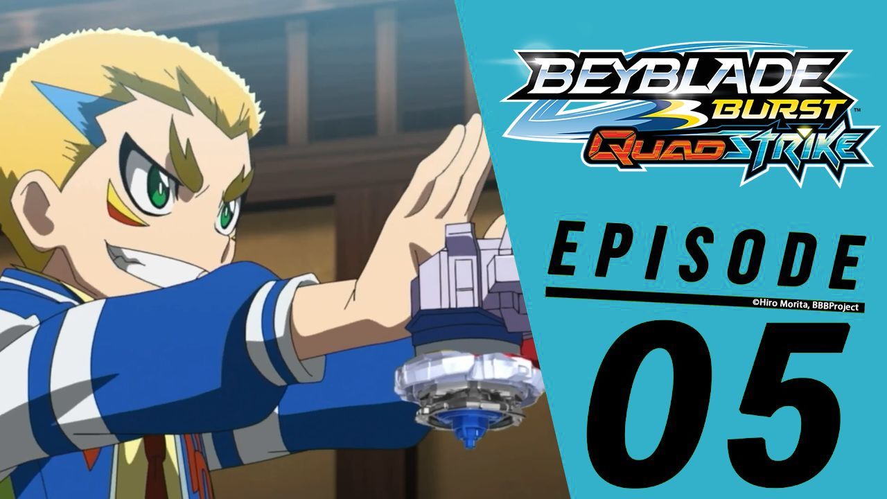 BEYBLADE BURST QUADSTRIKE Episode 1 Part 1: Thunder and Lightning!  Elemental Power! 