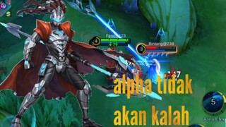 alpha tidak akan menyerah