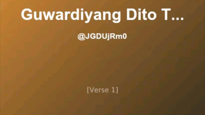 Guwardiya Dito tatanda